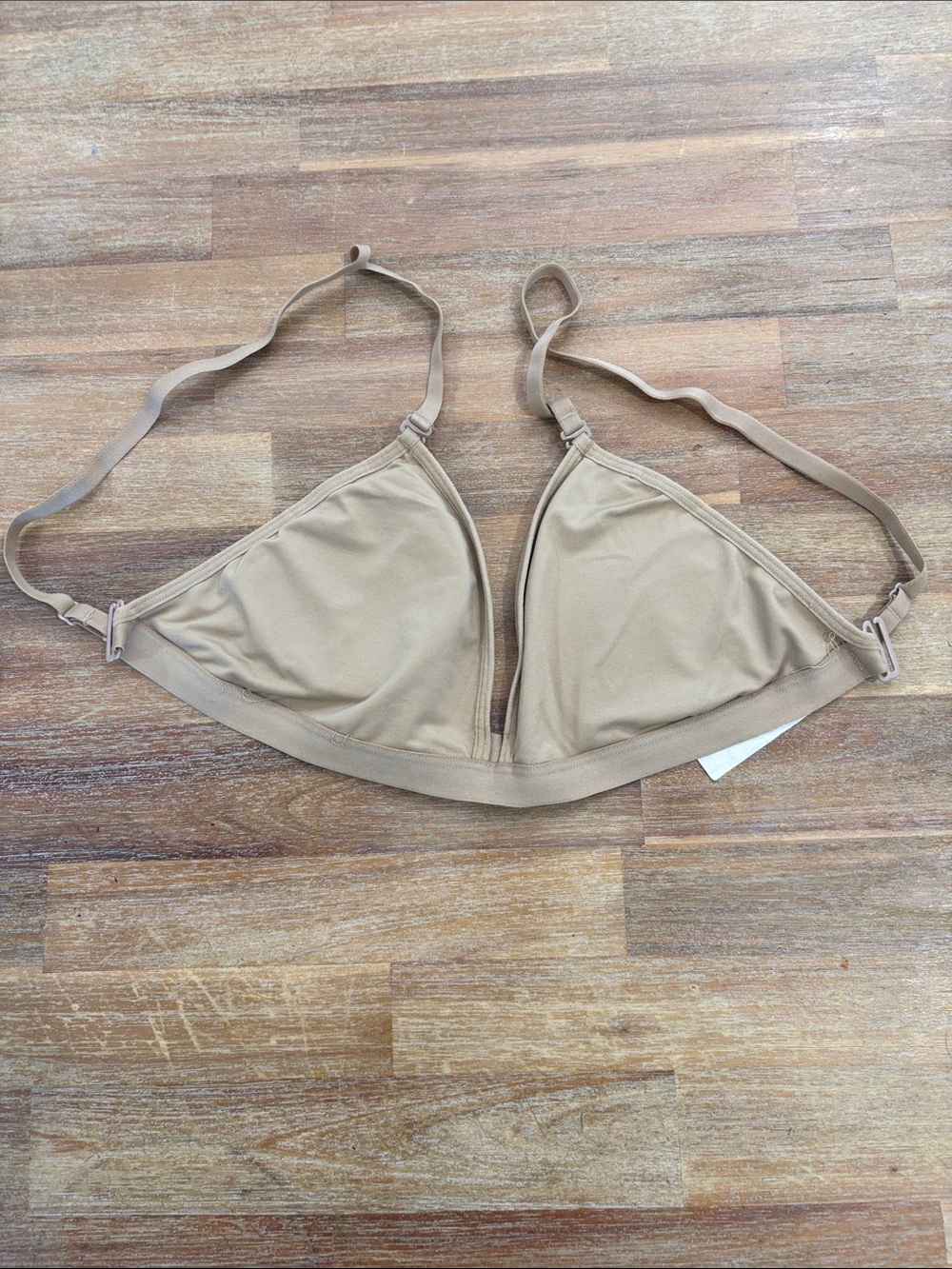 Capezio Triangle Bralette in Nude Taupe Never worn